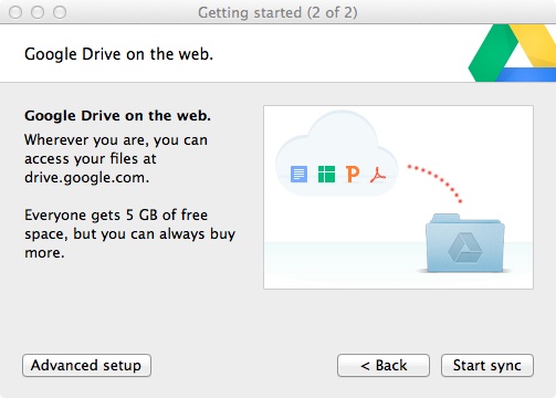 Google Drive 界面