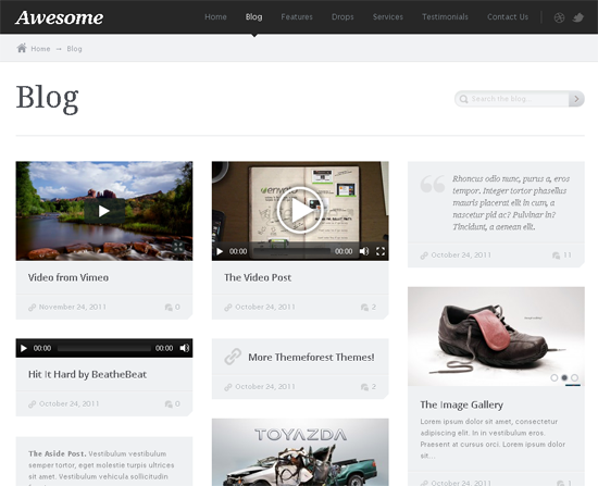 Awesome WordPress Theme