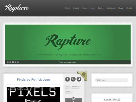 Rapture WordPress Theme