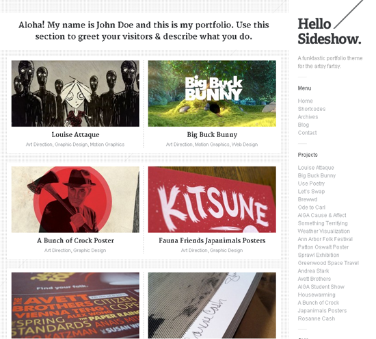 Slideshow WordPress Theme