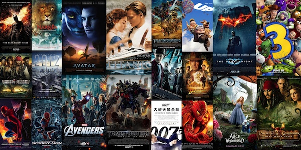 全球最吸金的20部烧钱大片