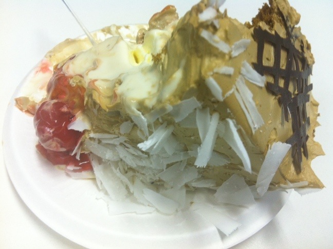 奶油冰激淋生日蛋糕