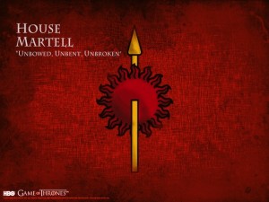 马泰尔家族House Martell印记