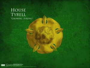 提利尔家族House Tyrell印记