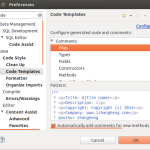 自动添加Javadoc注释信息