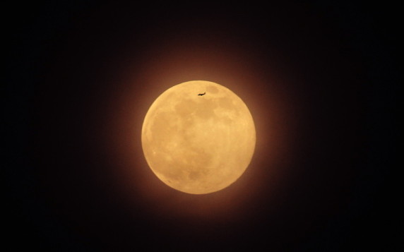 长沙市城北上空