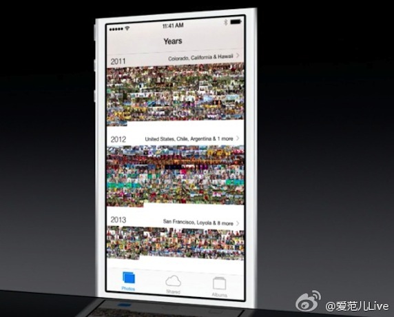 WWDC 2013 iOS 7 iPhoto