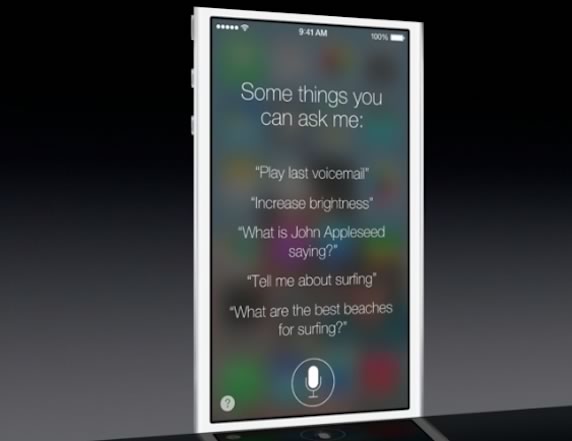 WWDC 2013 iOS 7 Siri