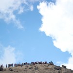 长白山北坡天空