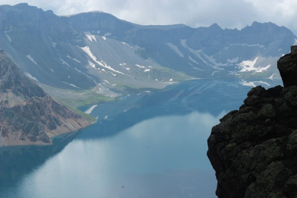 长白山北面天池美景
