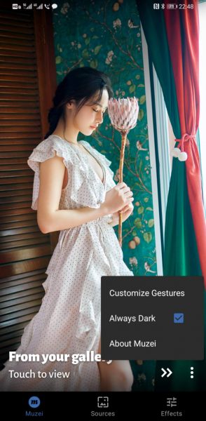 Muzei Live Wallpaper 首页